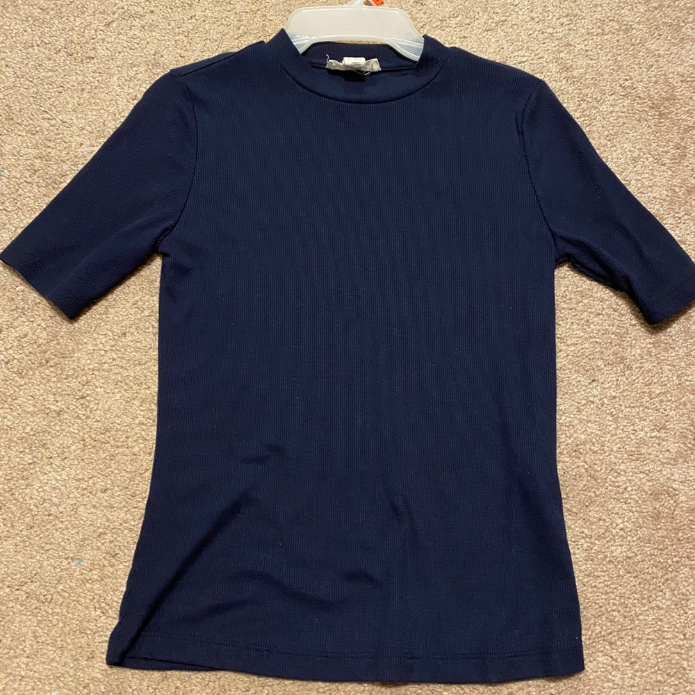 Navy Blue Forever 21 Shirt